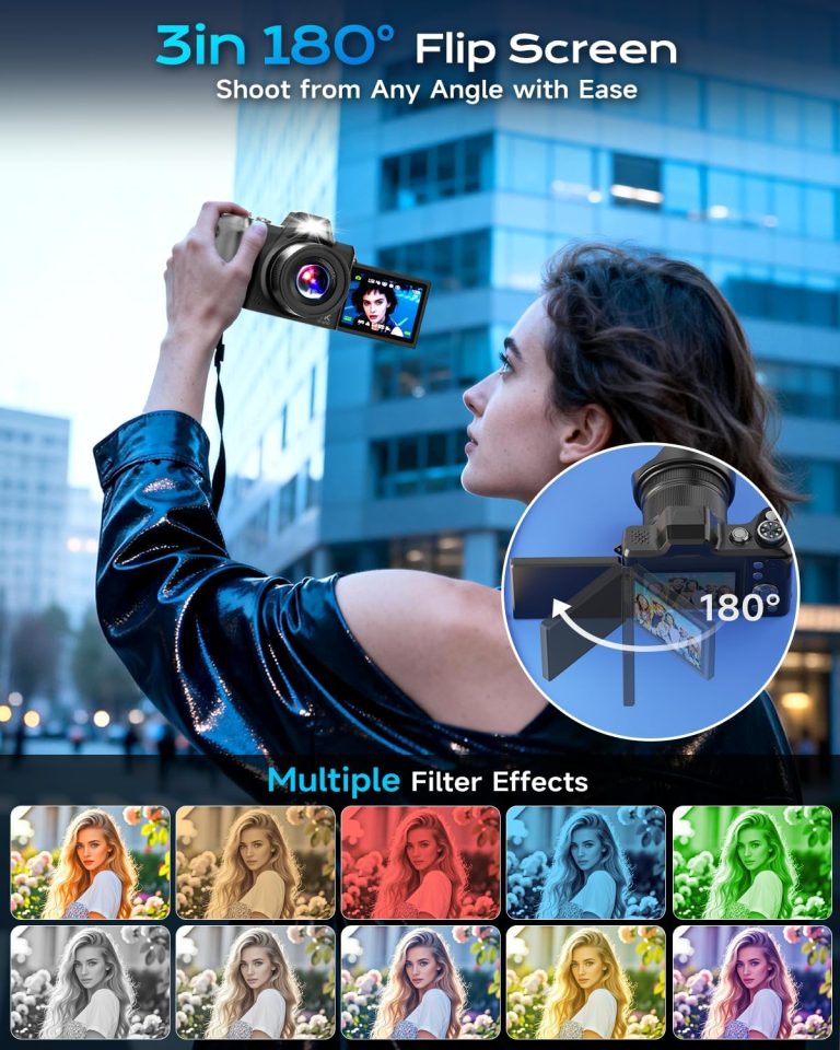 Best 4K Digital Camera for Beginners: front DC13 Review & Buying Guide